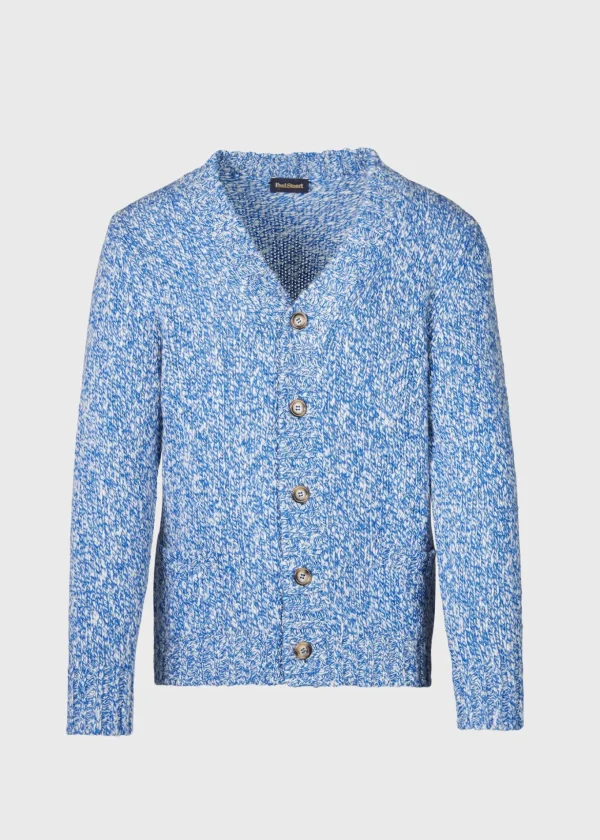 Marled Button Front Cardigan