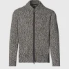 Marled Wool Full Zip Cardigan