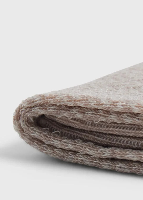 Mercerized Cotton Parquet Pattern Sock