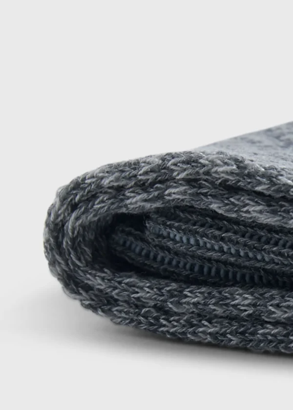 Mercerized Cotton Parquet Pattern Sock