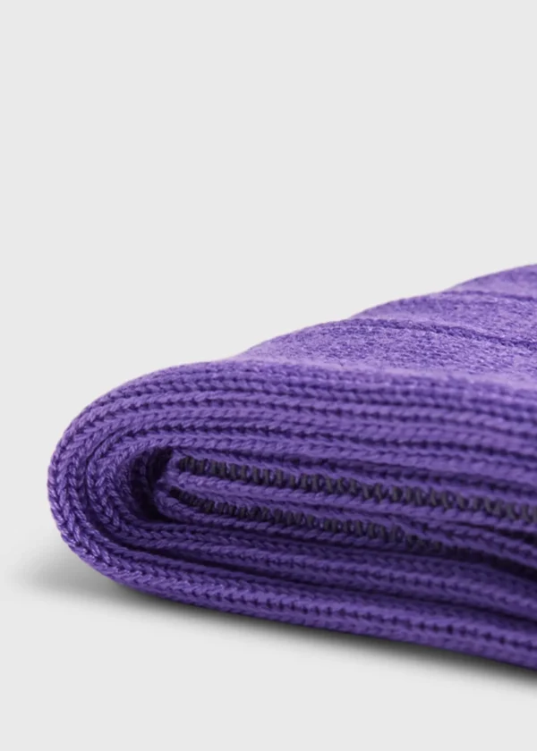 Mercerized Cotton Ribbed Sock