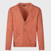 Merino Wool Button Front Cardigan