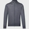 Merino Wool Full Zip Cardigan