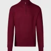Merino Wool Quarter Zip Pullover