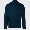 Merino Wool Quarter Zip Pullover