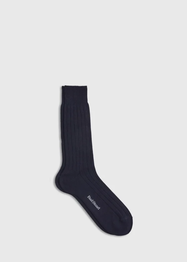 Merino Wool Ribbed Sock
