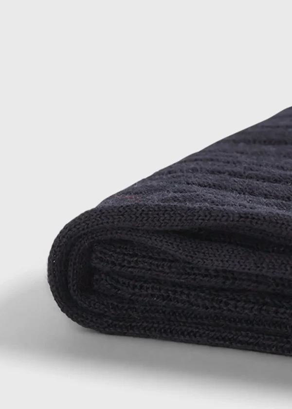 Merino Wool Ribed Sock