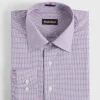 Micro Check Slim Fit Dress Shirt