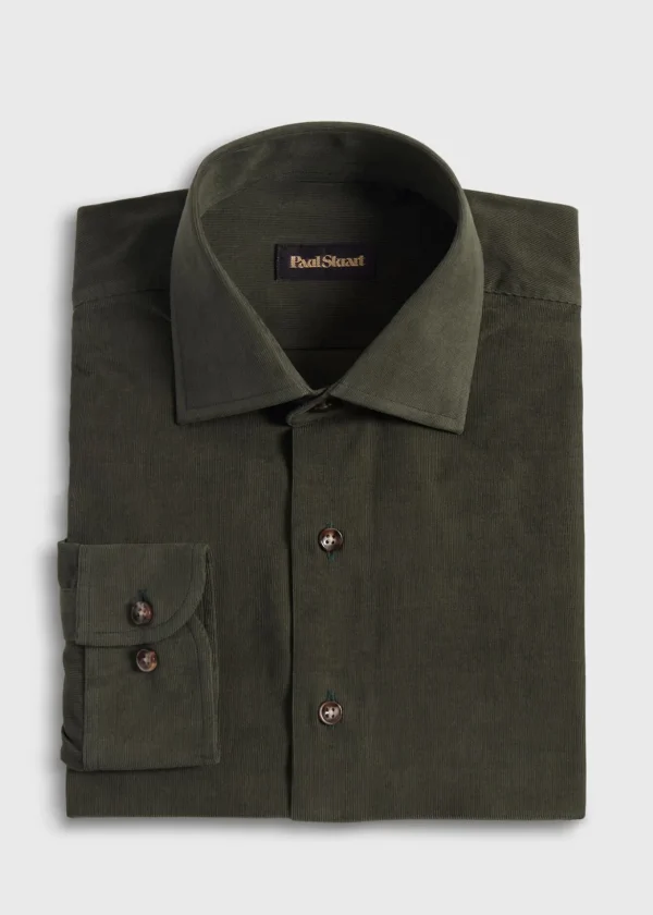 Micro Corduroy Sport Shirt