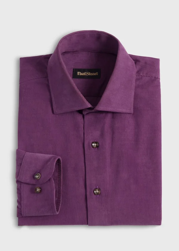 Micro Corduroy Sport Shirt