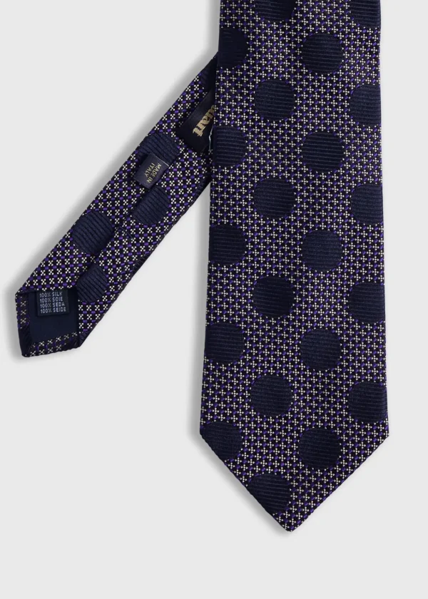 Micro Jacquard Dot Tie