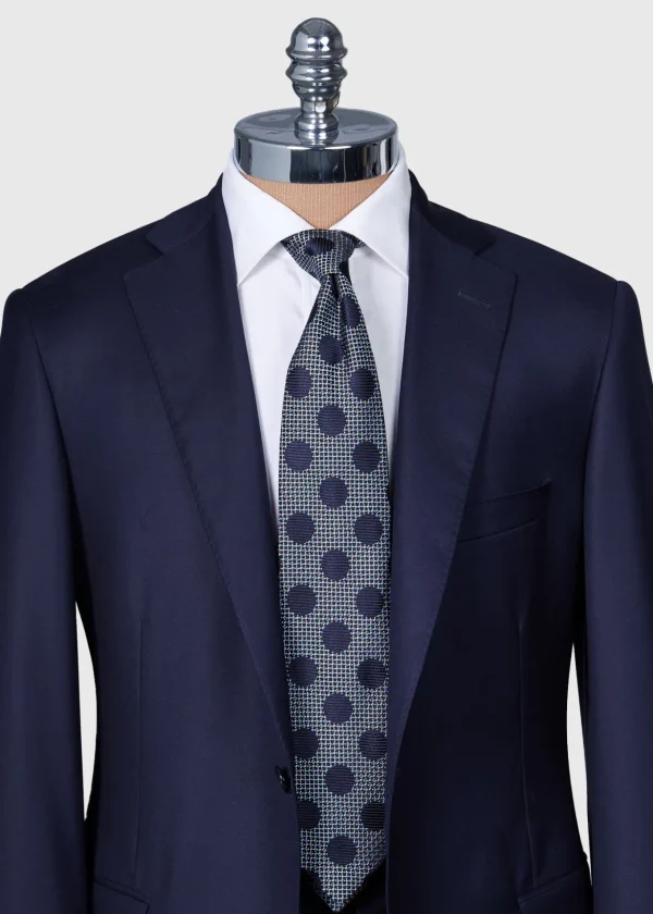 Micro Jacquard Dot Tie