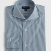 Micro Stripe Cotton Dress Shirt