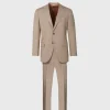 Mélange Tan All Year Wool Suit