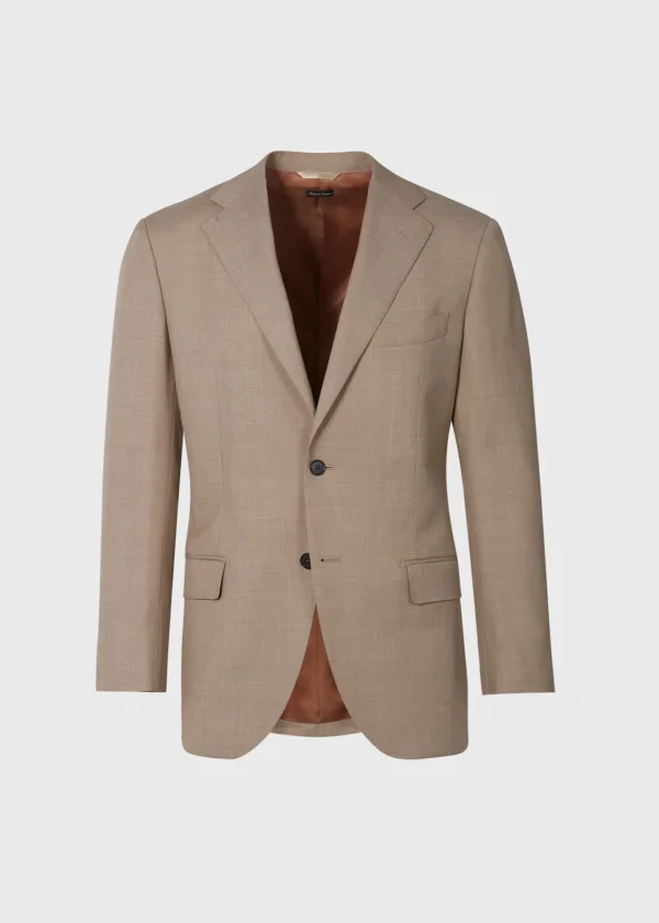 Mélange Tan All Year Wool Suit