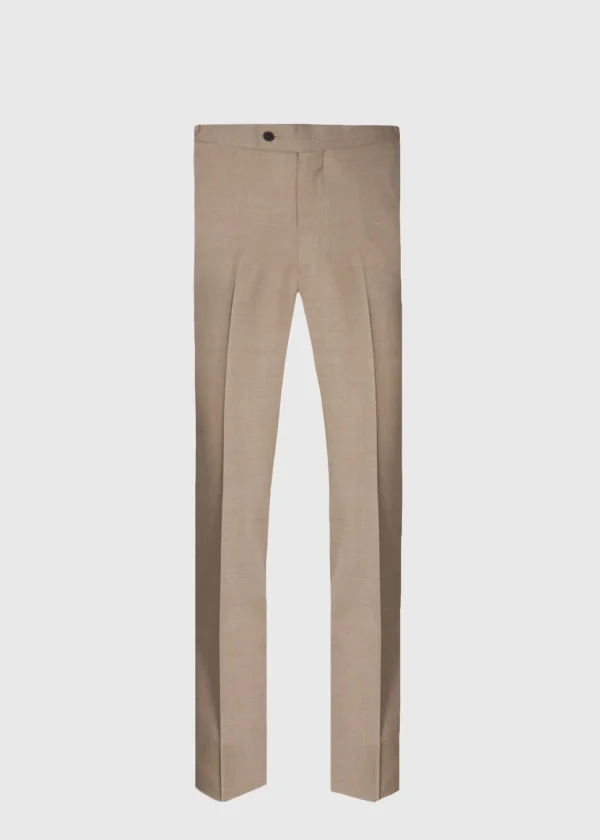 Mélange Tan All Year Wool Suit