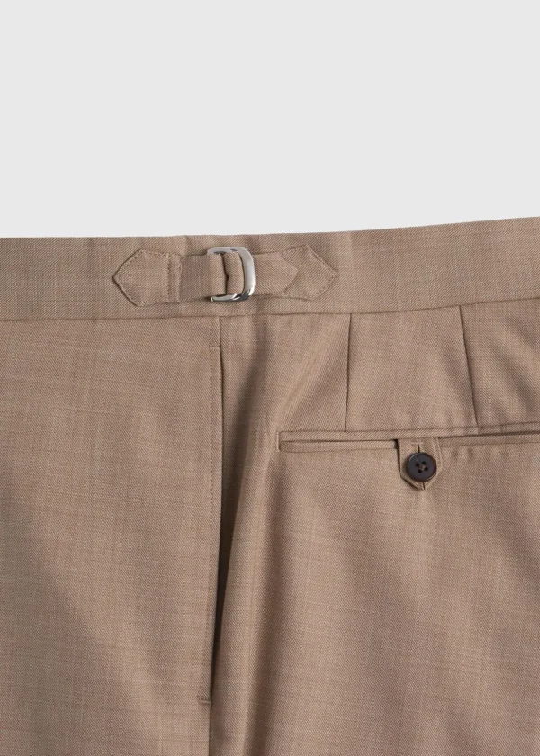 Mélange Tan All Year Wool Suit