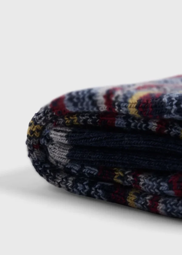 Multicolor Fair Isle Sock