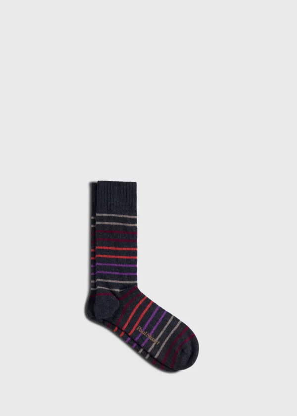 Multicolor Stripe Sock