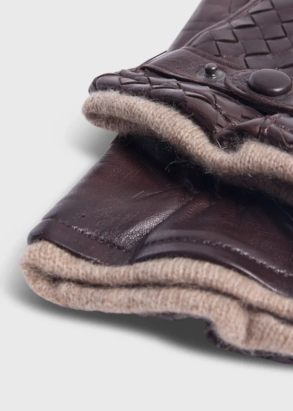 Nappa Leather Cross Stitch Glove
