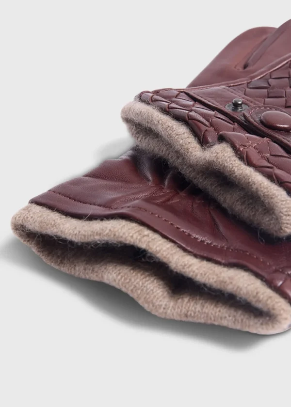 Nappa Leather Cross Stitch Glove