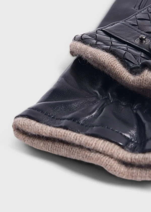 Nappa Leather Cross Stitch Glove