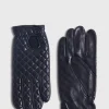 Nappa Leather Quilted Driving Glove