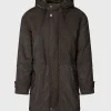 Nylon And Nubuck Parka