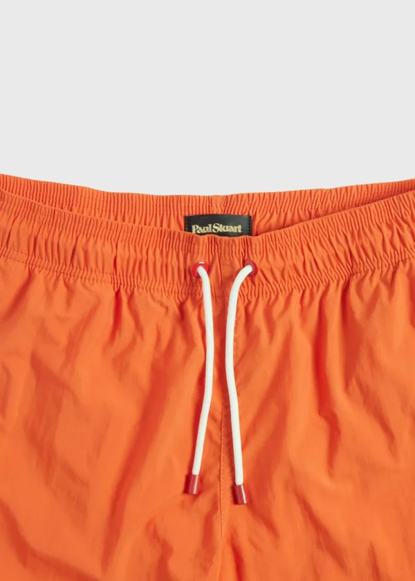 Nylon Solid Color Swim Trunk