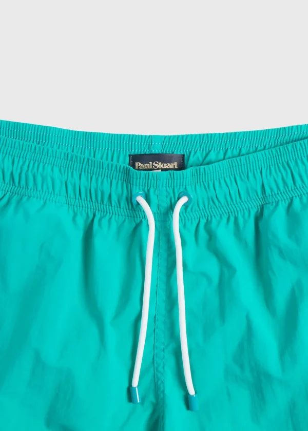 Nylon Solid Color Swim Trunk