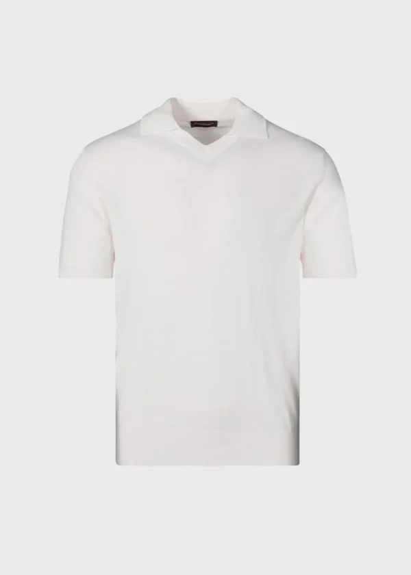 Organic Cotton Open Collar Polo