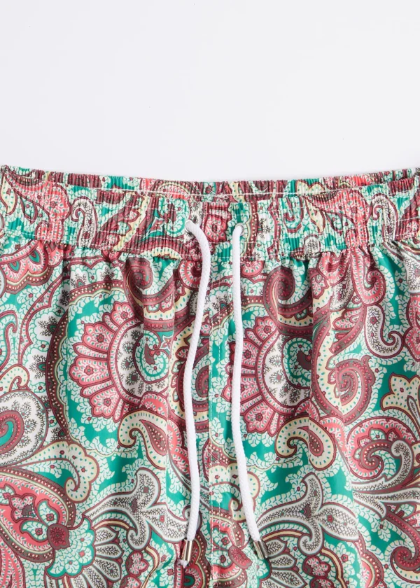Paisley Print Swim Trunk