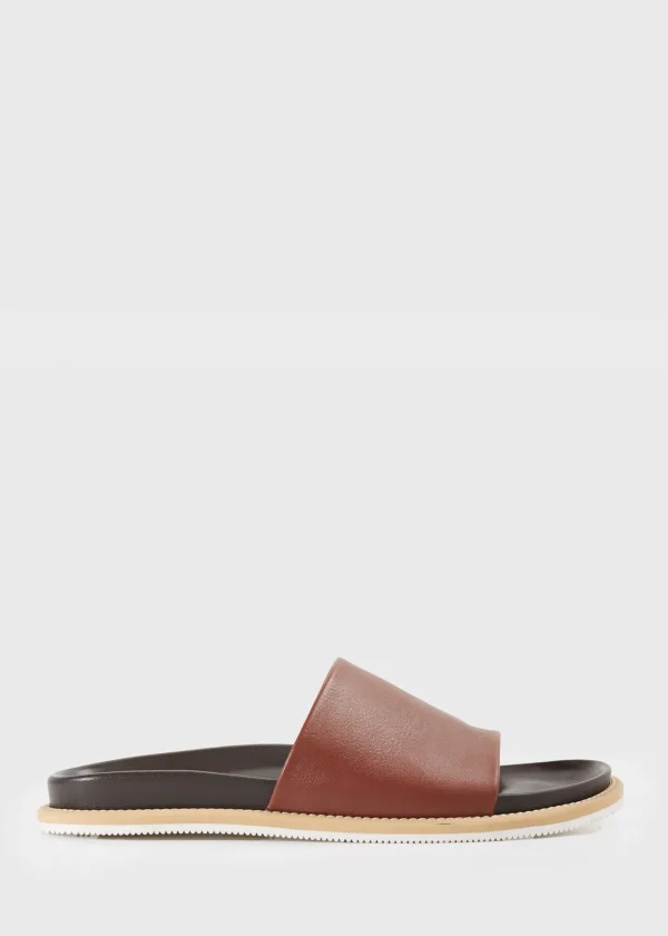 Palma Leather Slide