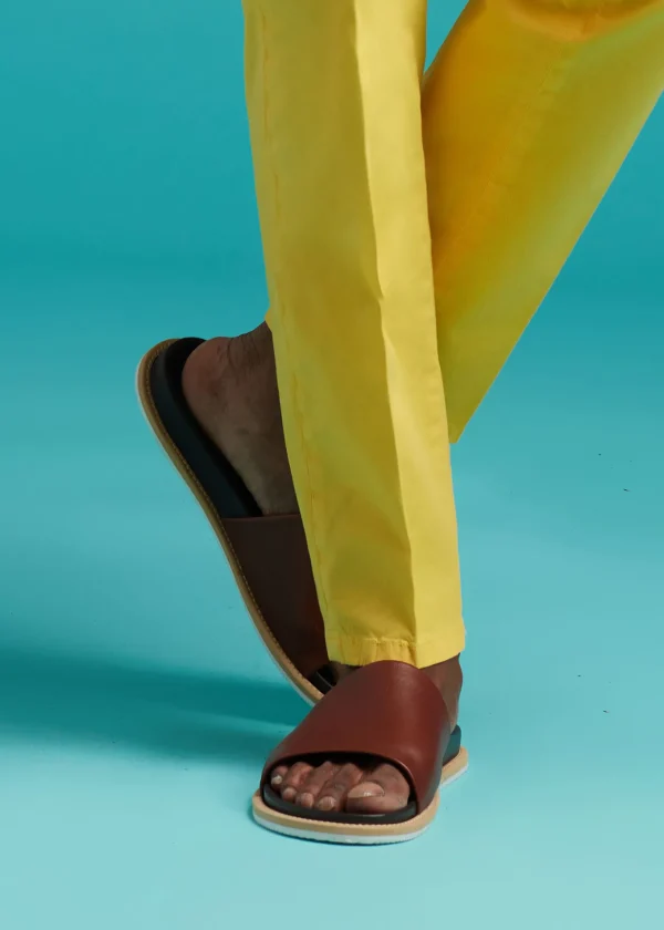 Palma Leather Slide