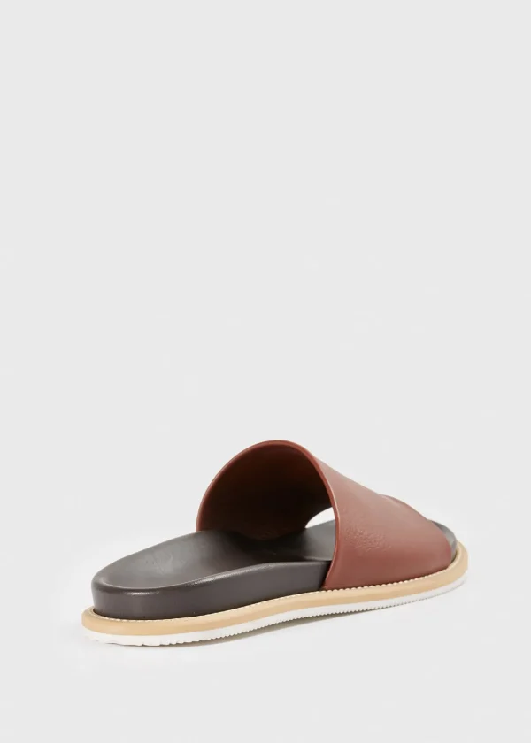 Palma Leather Slide