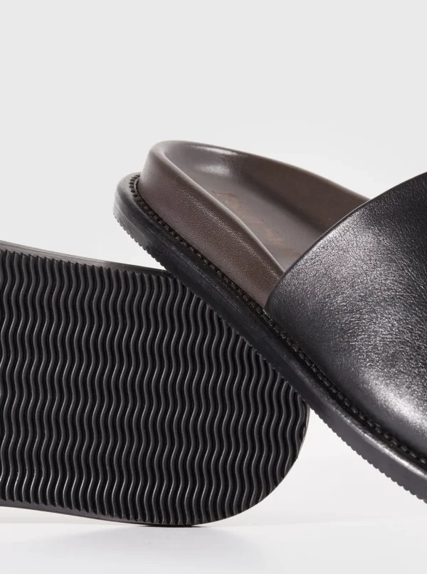Palma Leather Slide