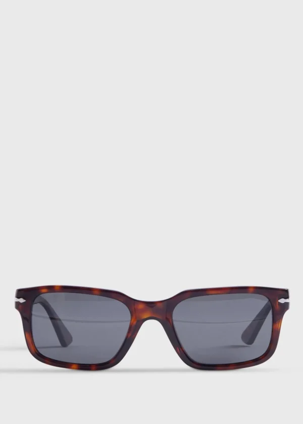Persol® Havana Sunglasses With Black Lens