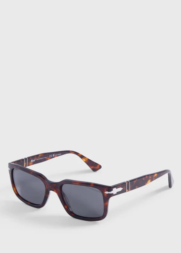 Persol® Havana Sunglasses With Black Lens