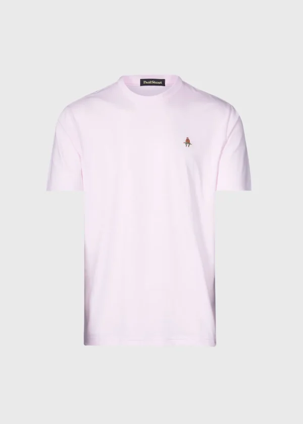 Pima Cotton T-Shirt With Man On The Fence Logo