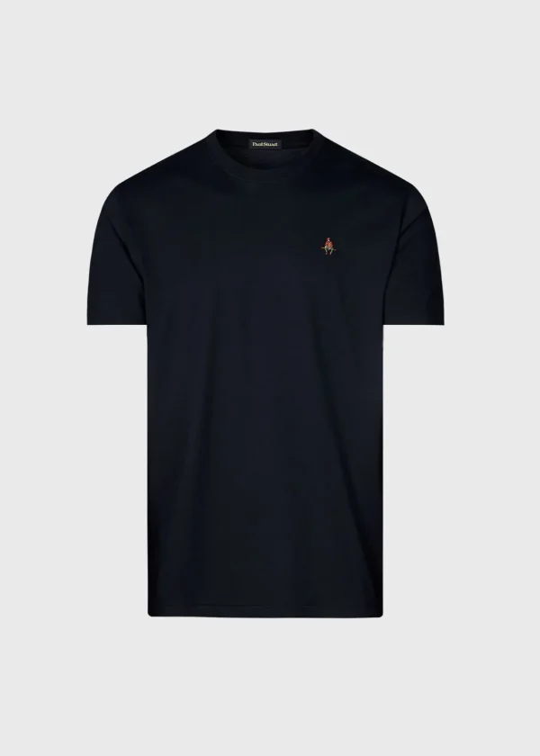 Pima Cotton T-Shirt With Man On The Fence Logo
