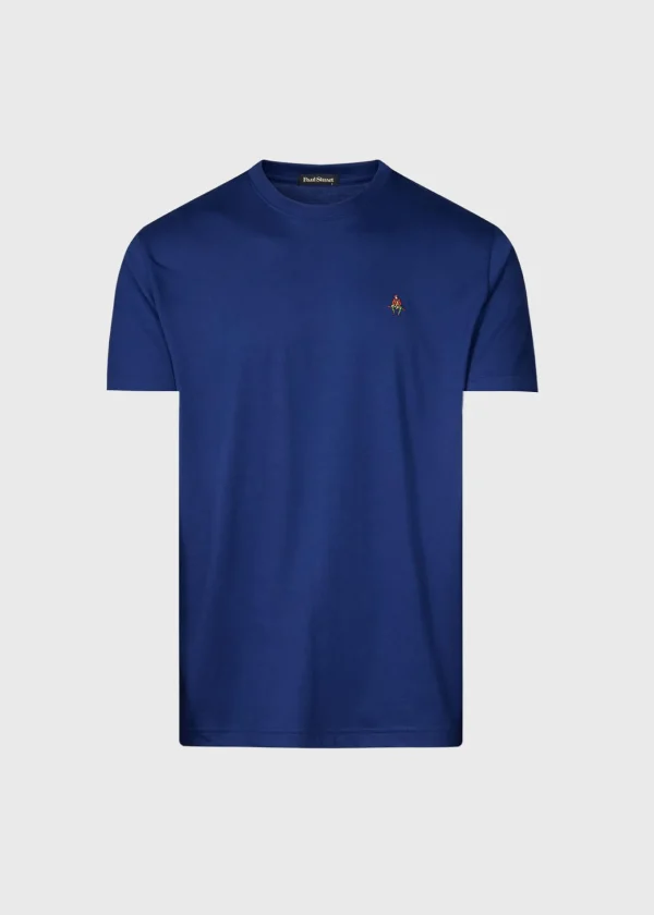 Pima Cotton T-Shirt With Man On The Fence Logo