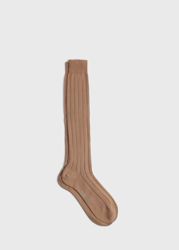 Pima Cotton Wide Rib Sock