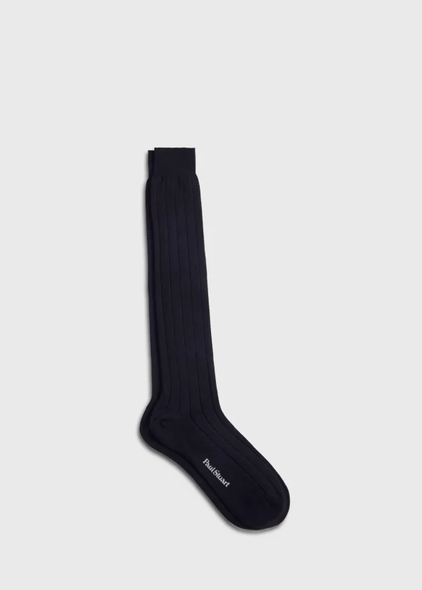 Pima Cotton Wide Rib Sock