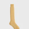Pima Cotton Wide Rib Sock