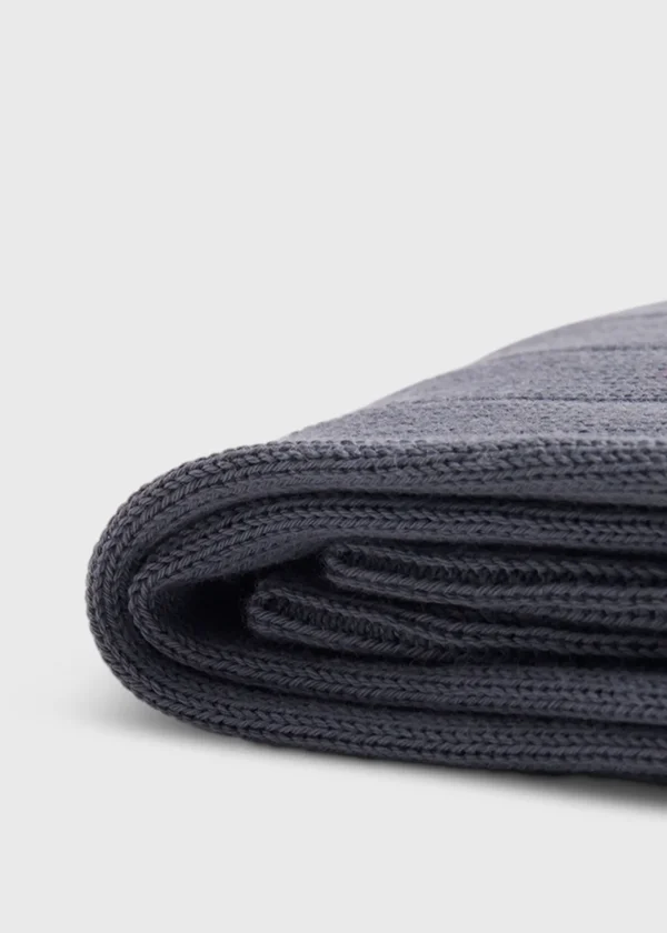 Pima Cotton Wide Rib Sock