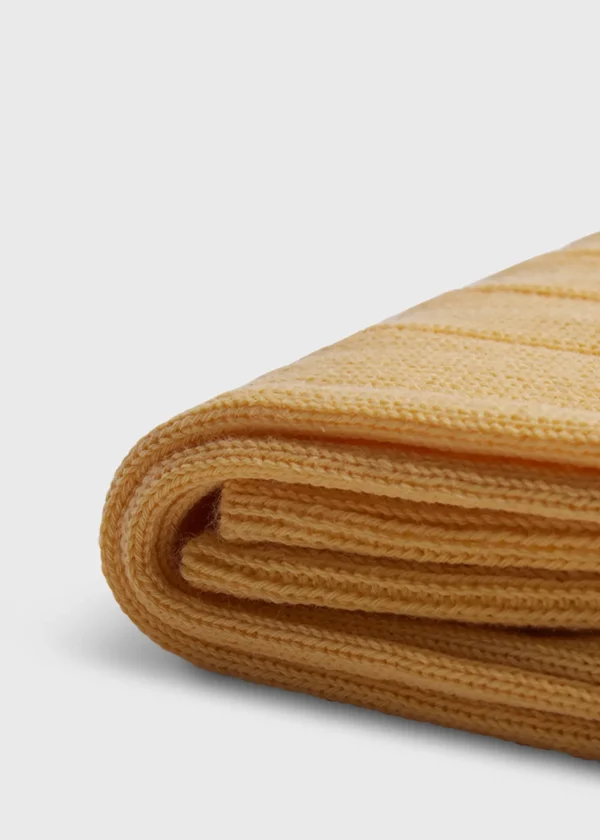 Pima Cotton Wide Rib Sock