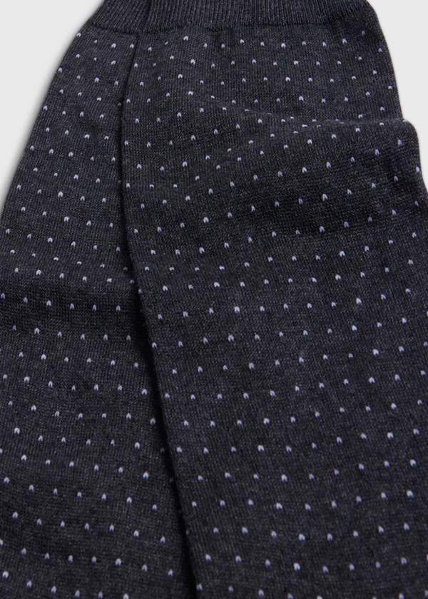 Pindot Dress Sock