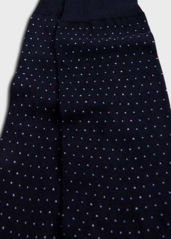 Pindot Dress Sock