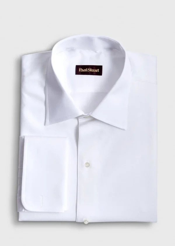 Piqué Bib Front Cotton Formal Shirt