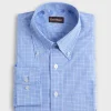 Plaid Cotton Dress Shirt